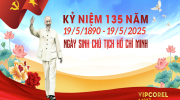 Kỷ niệm 135 năm ngày sinh nhật Bác (19/5/1890 – 19/5/2025)