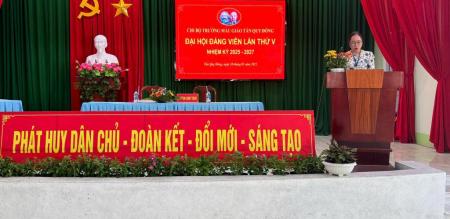Chi bộ trường mẫu giáo Tân Quy Đông tổ chức đại hội chi bộ nhiệm kỳ 2025 - 2027 Chi bộ trường mẫu giáo Tân Quy Đông tổ chức đại hội chi bộ nhiệm kỳ 2025 - 2027