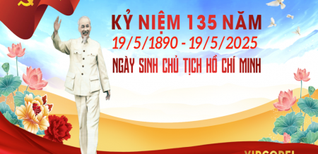 Kỷ niệm 135 năm ngày sinh nhật Bác (19/5/1890 – 19/5/2025) Kỷ niệm 135 năm ngày sinh nhật Bác (19/5/1890 – 19/5/2025)